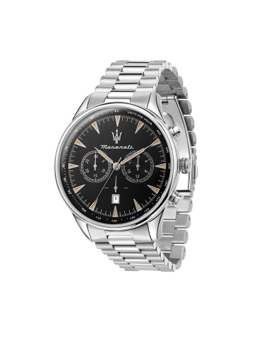 Maserati Analoguhr für Herren in silber