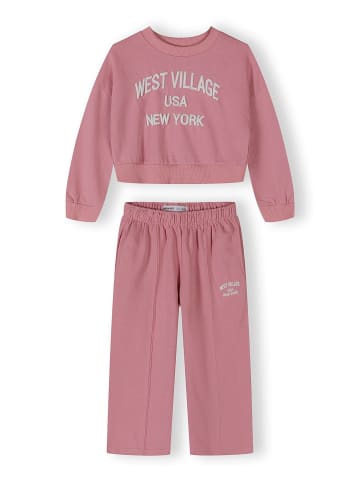 Minoti 2-tlg Jogginganzug 30FLEECE161 in pink