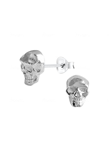 Alexander York Ohrstecker TOTENKOPF in 925 Sterling Silber, 2-tlg.