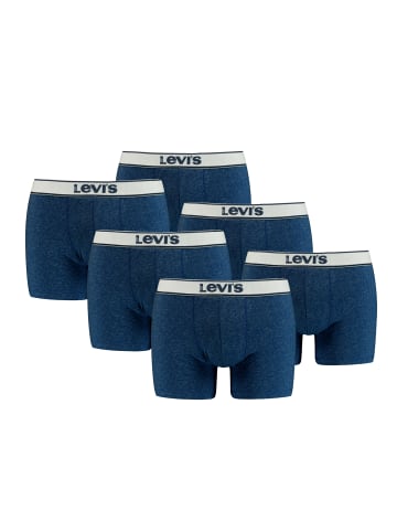 Levi´s Boxershorts LEVIS MEN VINTAGE HEATHER BOXER BRIEF 6er Pack in Navy