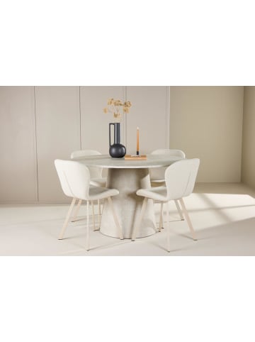 ebuy24 Essgruppe Lanzo (5-teilig) Beige 120 x 120 cm