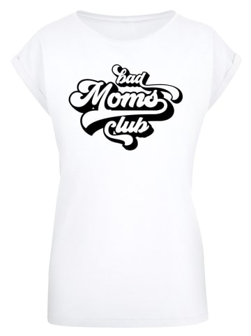 F4NT4STIC T-Shirt Muttertag Family Vibes für Moms Club in weiß