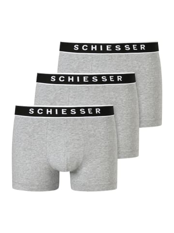 Schiesser Retro Short / Pant 95/5 Organic Cotton in Grau-Melange