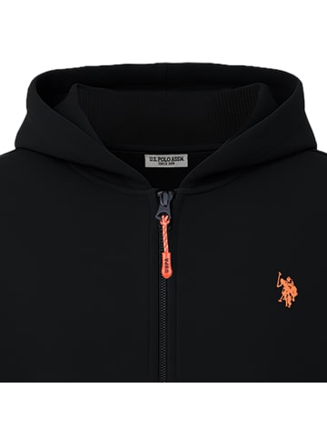 U.S. Polo Assn. Sweatjacke 1er Pack in Schwarz
