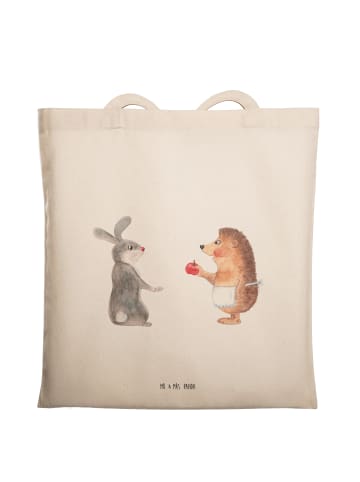 Mr. & Mrs. Panda Tragetasche Hase Igel ohne Spruch in Creme