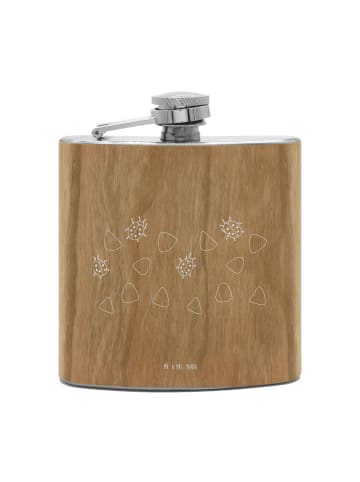 Mr. & Mrs. Panda Hipflask Marienkäfer Design ohne Spruch in Weiß