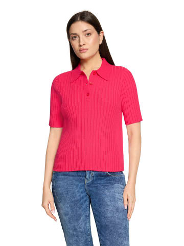 CARTOON Strickpullover mit Kragen in Azalea