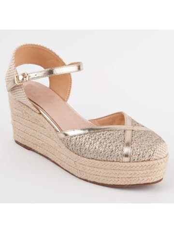 Montevita Sandaletten Keilabsatz Balenci9 Gold in Golden