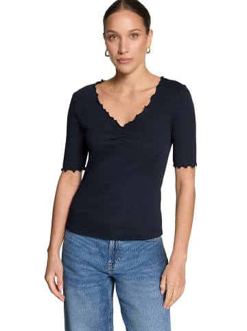 Zero  Halbarm-Shirt mit Raffung in Deep Sky