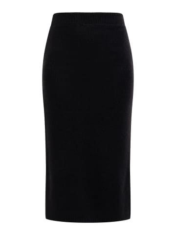 IZIA Damen Strickrock in Schwarz