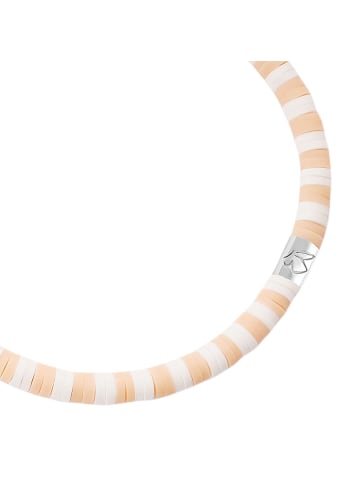 Glanzstücke München Armband aus Sterling Silber mit Heishi Perlen in silber