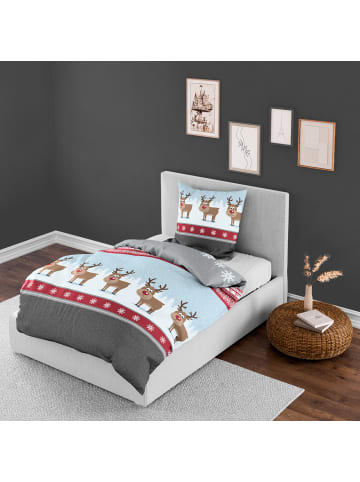 Bierbaum Biber Bettwäsche in grau