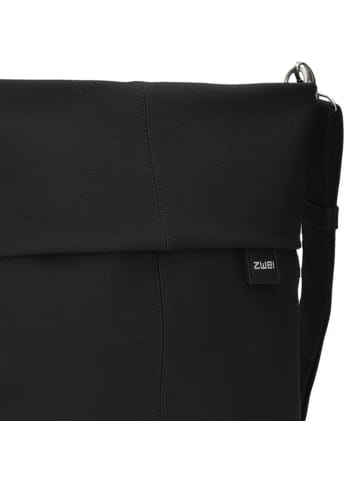 Zwei Mademoiselle.M Umhängetasche 35 cm nubuk black