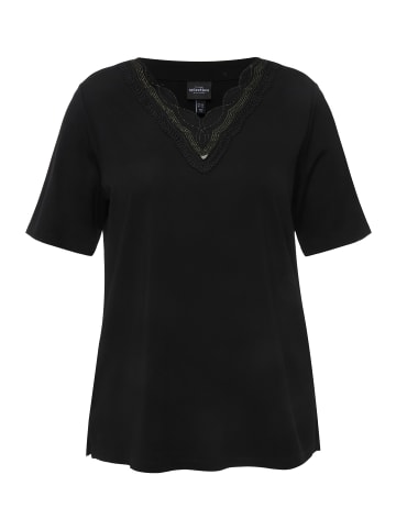 Ulla Popken Shirt in schwarz