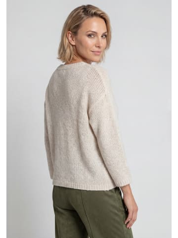 Olsen Strickpullover in Almond Beige Melange