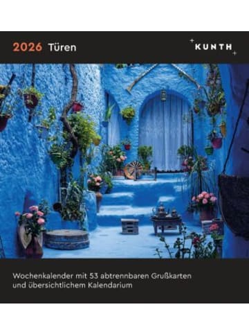 Kunth Kalender - Türen - KUNTH Postkartenkalender 2026