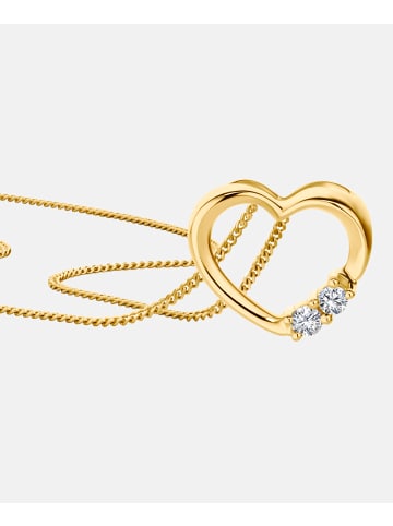 Diamant L'éternel Halskette aus 375 Gelbgold mit 0.05 Karat Diamant