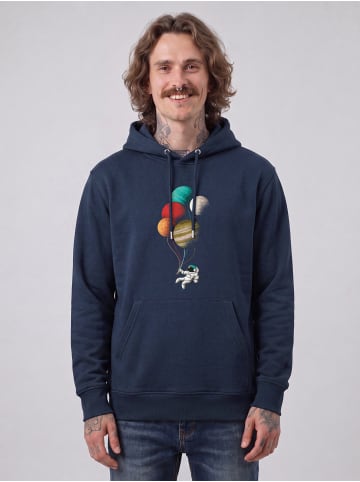 wat? Apparel Sweatshirt Balloon Spaceman in Dunkelblau