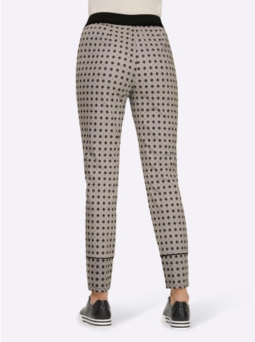 Heine Druck-Hose in schwarz-bedruckt