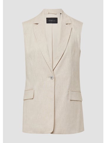 s.Oliver Indoor-Weste in 80W0_helles beige