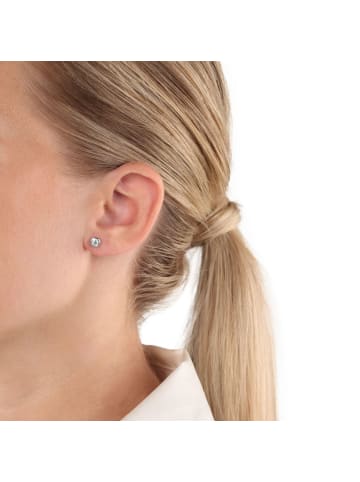 Amor Ohrstecker Silber 925, rhodiniert in silber