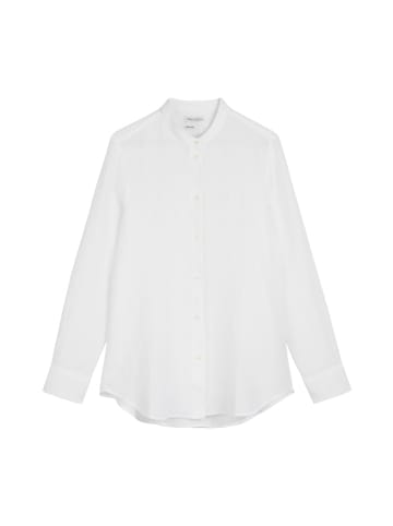 Marc O'Polo A-Shape-Leinenbluse regular in Weiß