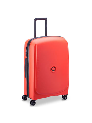 Delsey Belmont Plus 4-Rollen Trolley 71 cm in blasses rot