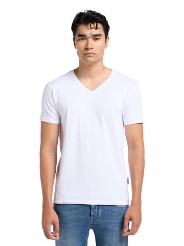 Carlo Colucci T-Shirt Cavalletti in Weiß