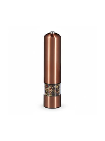 relaxdays 2 x Pfeffermühle Elektrisch in Bronze