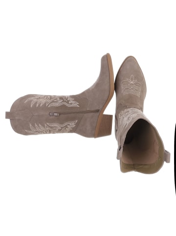 Ital-Design High Heel in Grau und Braun