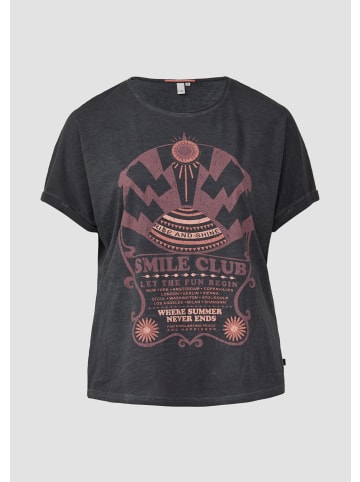 QS T-Shirt in 99D0_schwarz