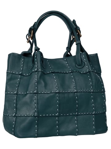 Samantha Look Shopper echt Leder in blau