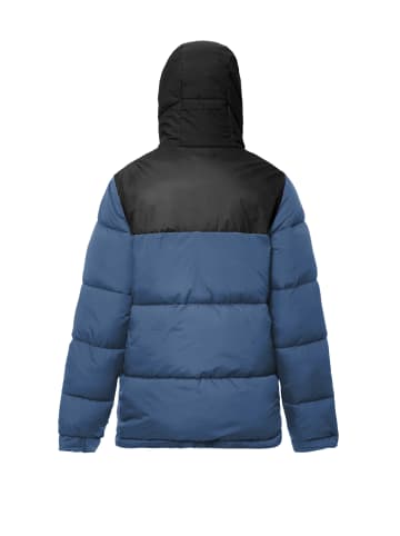 myMo Wattierte Steppjacke in Dunkelblaugrün Schwarz