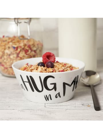 Geda Labels Müslischale Hug in a Mug in Weiß - 400 ml