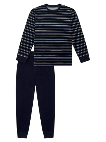Schiesser Pyjama Nightwear 2 in Dunkelblau