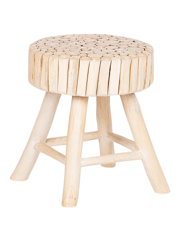 Beliani Beistelltisch NAMPA in Braun - (W) 35 x (H) 40 x (L) 35 cm