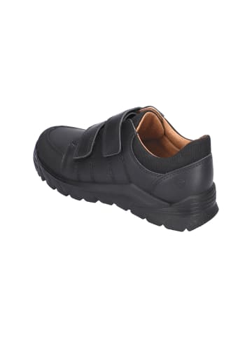 Ricosta Kindergarten Klett Halbschuh/Sneaker in schwarz