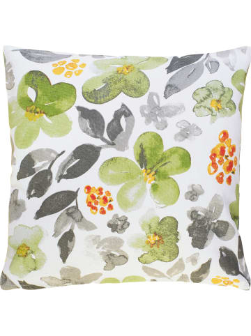 REDBEST Baumwolle Kissenhülle in grün-grau