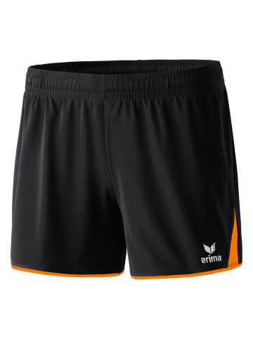 erima Damen Classic 5-C Shorts in schwarz/orange
