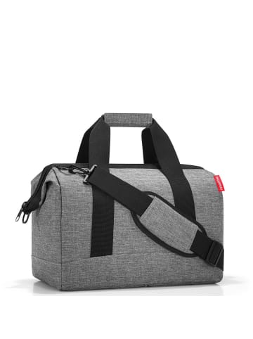 Reisenthel travelling allrounder M - Reisetasche 40 cm (smiley grey) in twist silver
