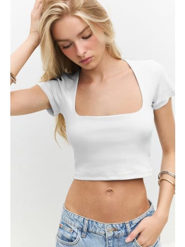 NO MATTER WHAT Shirt in Weiß