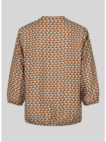 Rabe Bluse in Braun
