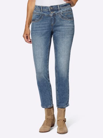 WITT WEIDEN 7/8-Jeans in blue-stone-washed