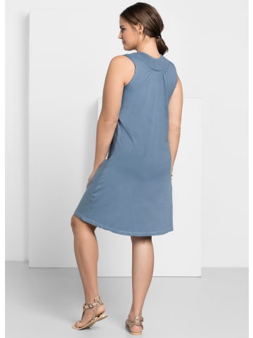 sheego Jerseykleid in bleu