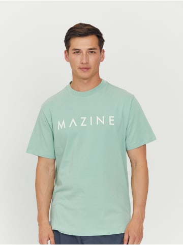 MAZINE T-Shirt Hurry T in cobalt green