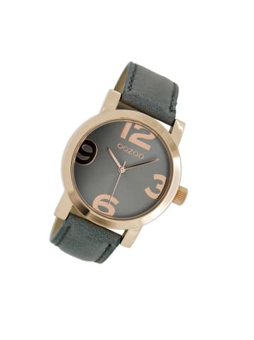 Oozoo Armbanduhr Oozoo Timepieces grau groß (ca. 40mm)