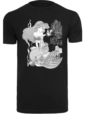 F4NT4STIC T-Shirt Disney Arielle die Meerjungfrau in schwarz
