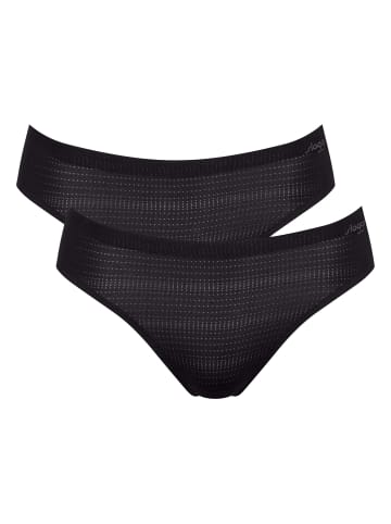 Sloggi Slip 2er Pack in Schwarz