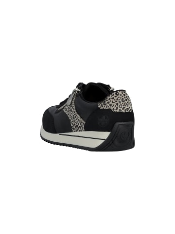 rieker Sneaker aus Morokko-Leder Schwarz