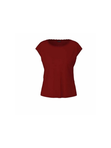 Barbara Lebek Rundhals T-Shirt in rot